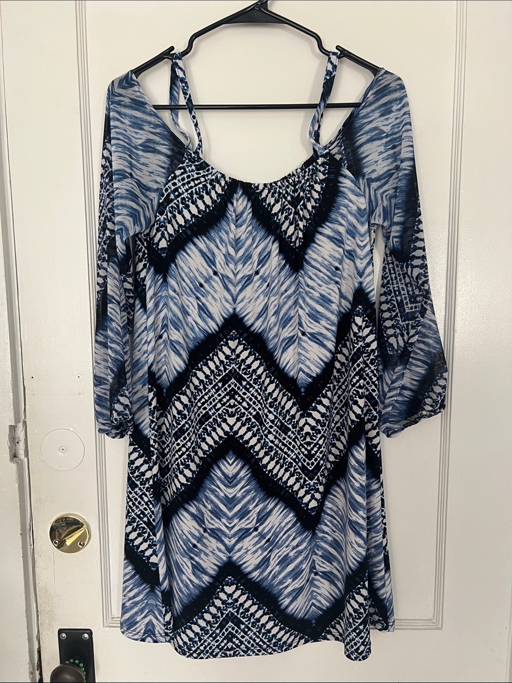 INC size medium spaghetti strap off the shoulder, mini dress medium